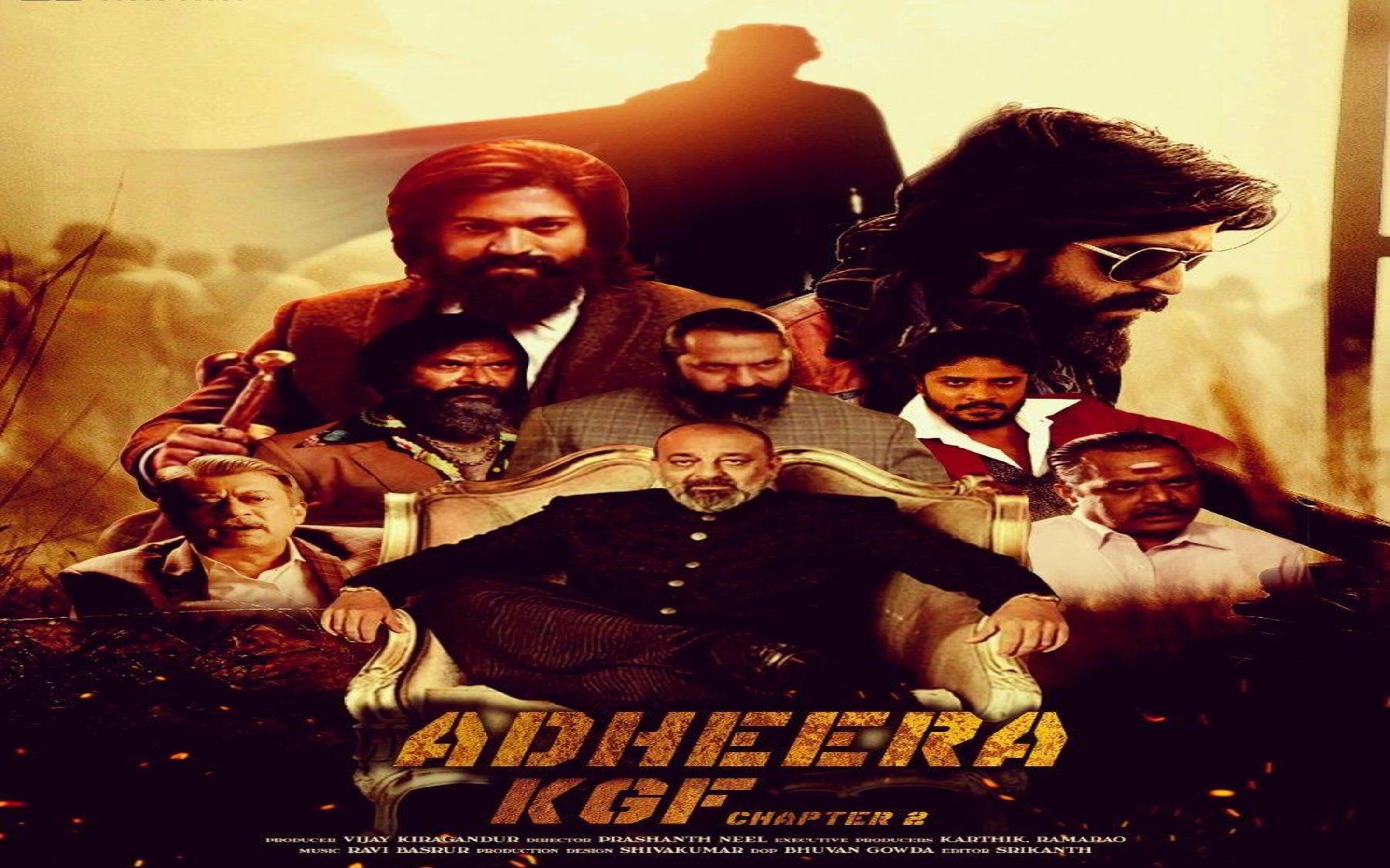 Download Adheera in KGF 2 Sanjay Dutt 4K Wallpaper 